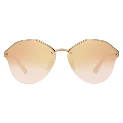 Prada - Prada Cinéma - Brass Irregular Sunglasses - Prada Cinéma Collection - Sunglasses - Prada Eyewear - Avvenice