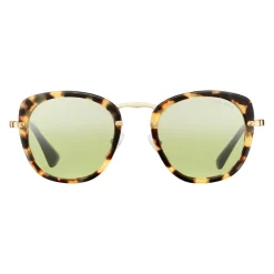Prada - Prada Wanderer - Tortoise Medium Square Sunglasses - Prada Wanderer Collection - Sunglasses - Prada Eyewear - Avvenice