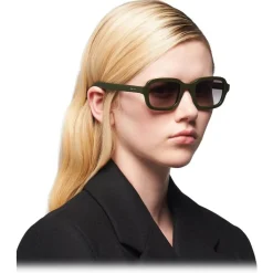 Prada - Rectangular Sunglasses - Military Green - Prada Collection - Sunglasses - Prada Eyewear - Avvenice
