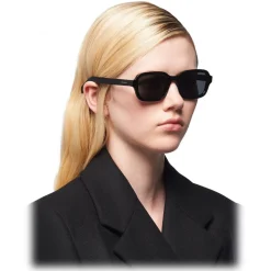 Prada - Rectangular Sunglasses - Black - Prada Collection - Sunglasses - Prada Eyewear - Avvenice