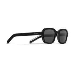 Prada - Rectangular Sunglasses - Black - Prada Collection - Sunglasses - Prada Eyewear - Avvenice