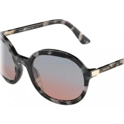 Prada - Round Sunglasses - Opalescent Gray Tortoiseshell - Prada Collection - Sunglasses - Prada Eyewear - Avvenice