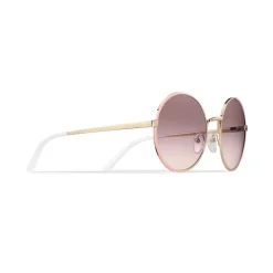 Prada - Round Sunglasses - Opaque Cameo Beige Pale Gold - Prada Collection - Sunglasses - Prada Eyewear - Avvenice