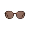 Prada - Round Sunglasses Alternative fit - Opalescent Gray Tortoiseshell - Prada Collection - Sunglasses - Prada Eyewear - Avvenice