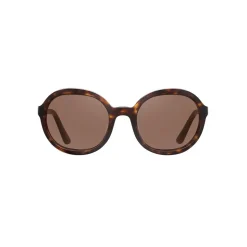 Prada - Round Sunglasses Alternative fit - Opalescent Gray Tortoiseshell - Prada Collection - Sunglasses - Prada Eyewear - Avvenice