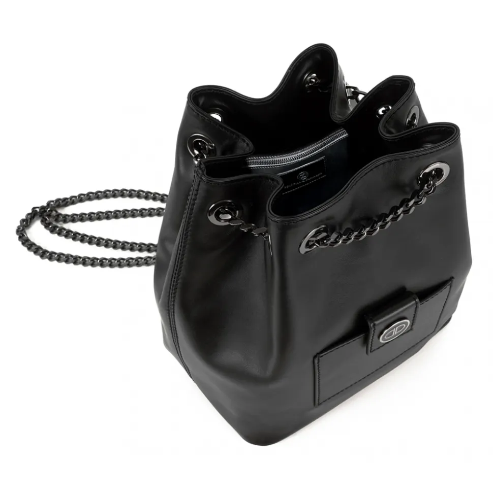 Priscilla Dinamo - Back for Good - Black - Backpack - Bag - Made in Italy - Luxury Exclusive Collection - Avvenice