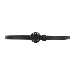 Priscilla Dinamo - Hug - Black - Belt - Made in Italy - Luxury Exclusive Collection - Avvenice