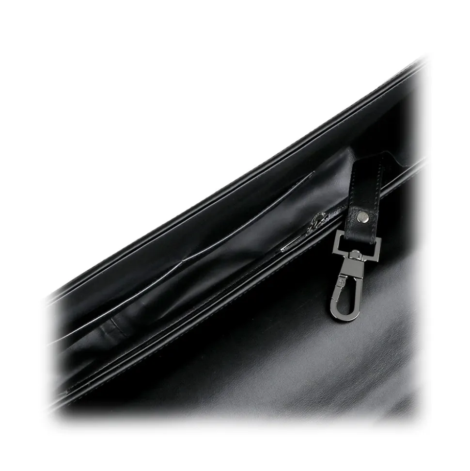 Priscilla Dinamo - Mademoiselle Maxi Clutch Bag - Black - Bag - Made in Italy - Luxury Exclusive Collection - Avvenice