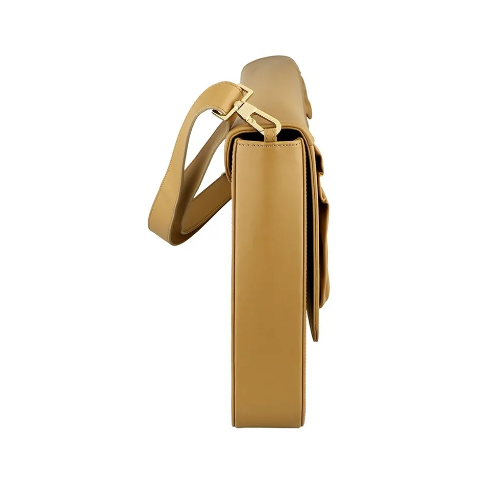 Priscilla Dinamo - Mademoiselle Maxi Clutch Bag - Camel - Bag - Made in Italy - Luxury Exclusive Collection - Avvenice