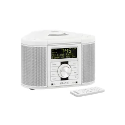 Pure - Chronos CD Series 2 - White - Digital and FM clock radio with CD - High Quality Digital Radio - Avvenice