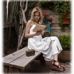 Pure - Classic Mini - The Charming Portable Digital Radio - Coffee Black/Walnut - High Quality Digital Radio - Avvenice