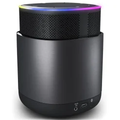 Pure - DiscovR - Graphite - Portable Smart Speaker - Alexa Built-In, Enhanced Music Discovery - High Quality Digital Radio - Avvenice