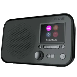 Pure - Elan BT3 - Graphite - Portable DAB/DAB+ and FM Radio with Bluetooth Connectivity - High Quality Digital Radio - Avvenice