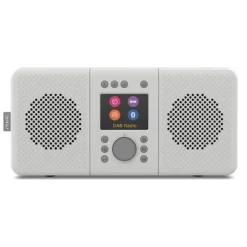 Pure - Elan Connect+ - Stone Grey - Stereo Internet Radio with DAB+ and Bluetooth - High Quality Digital Radio - Avvenice