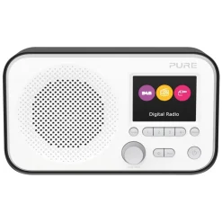 Pure - Elan E3 - Black - Portable DAB/DAB+ and FM Radio with Colour Display - High Quality Digital Radio - Avvenice