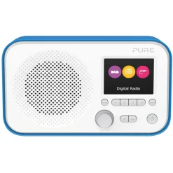Pure - Elan E3 - Blue - Portable DAB/DAB+ and FM Radio with Colour Display - High Quality Digital Radio - Avvenice