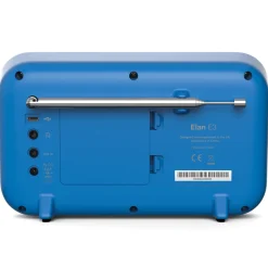 Pure - Elan E3 - Blue - Portable DAB/DAB+ and FM Radio with Colour Display - High Quality Digital Radio - Avvenice