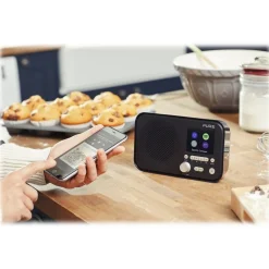 Pure - Elan IR3 - Black - Portable Internet Radio with Spotify Connect - Colour Display - High Quality Digital Radio - Avvenice