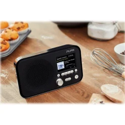 Pure - Elan IR3 - Black - Portable Internet Radio with Spotify Connect - Colour Display - High Quality Digital Radio - Avvenice
