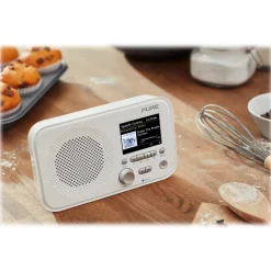 Pure - Elan IR5 - White - Portable Internet Radio with Bluetooth - Spotify Connect - Colour Display - High Quality Digital Radio - Avvenice