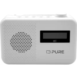 Pure - Elan One² - White - Portable DAB+ Radio with Bluetooth - High Quality Digital Radio - Avvenice