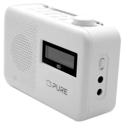 Pure - Elan One² - White - Portable DAB+ Radio with Bluetooth - High Quality Digital Radio - Avvenice