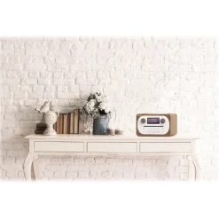 Pure - Evoke C-D4 - Walnut - Compact All-in-One Music System with Bluetooth - High Quality Digital Radio - Avvenice