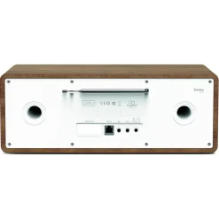 Pure - Evoke C-F6 - Walnut - Stereo All-in-One Music System with Bluetooth - High Quality Digital Radio - Avvenice