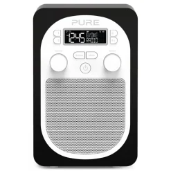 Pure - Evoke D1 - Black - Compact, Portable DAB Digital Radio with FM - High Quality Digital Radio - Avvenice