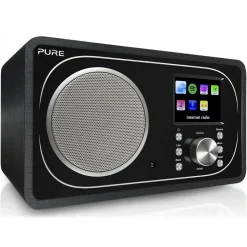 Pure - Evoke F3 - Black - Portable DAB/DAB+ and FM Radio with Bluetooth - High Quality Digital Radio - Avvenice