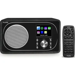 Pure - Evoke F3 - Black - Portable DAB/DAB+ and FM Radio with Bluetooth - High Quality Digital Radio - Avvenice
