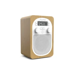 Pure - Evoke H2 - Oak - Compact, Portable DAB Digital Radio with FM - High Quality Digital Radio - Avvenice