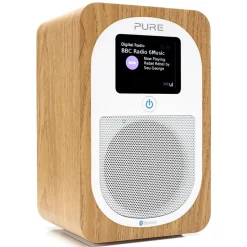 Pure - Evoke H3 - Oak - Portable DAB/DAB+ and FM Radio with Bluetooth - High Quality Digital Radio - Avvenice