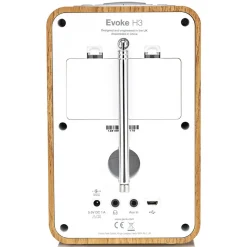 Pure - Evoke H3 - Oak - Portable DAB/DAB+ and FM Radio with Bluetooth - High Quality Digital Radio - Avvenice