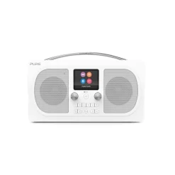 Pure - Evoke H6 - Prestige Edition - White - Portable DAB/DAB+ and FM Radio with Bluetooth - High Quality Digital Radio - Avvenice