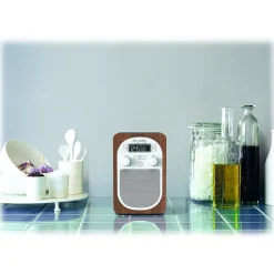 Pure - Evoke H2 - Walnut - Compact, Portable DAB Digital Radio with FM - High Quality Digital Radio - Avvenice