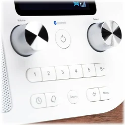 Pure - Evoke H4 - Walnut - Portable DAB/DAB+ and FM Radio with Bluetooth - High Quality Digital Radio - Avvenice