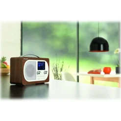 Pure - Evoke H4 - Walnut - Portable DAB/DAB+ and FM Radio with Bluetooth - High Quality Digital Radio - Avvenice