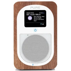 Pure - Evoke H3 - Walnut - Portable DAB/DAB+ and FM Radio with Bluetooth - High Quality Digital Radio - Avvenice