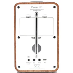 Pure - Evoke H3 - Walnut - Portable DAB/DAB+ and FM Radio with Bluetooth - High Quality Digital Radio - Avvenice