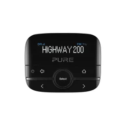 Pure - Highway 200 - In-Car DAB/DAB+ Radio Adapter with Music via Aux-In - High Quality Digital Radio - Avvenice