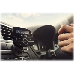 Pure - Highway 200 - In-Car DAB/DAB+ Radio Adapter with Music via Aux-In - High Quality Digital Radio - Avvenice