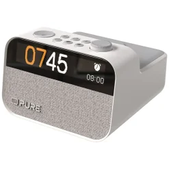 Pure - Moment Charge - The Ambient Sleep Companion with Wireless Charging - Cotton White - High Quality Digital Radio - Avvenice