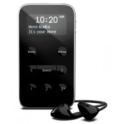 Pure - Move R3 - Black - Lightweight Rechargeable Personal Stereo DAB+ / FM Radio - High Quality Digital Radio - Avvenice
