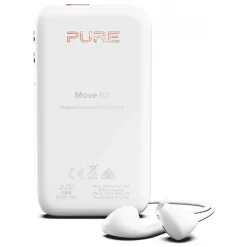 Pure - Move R3 - White - Lightweight Rechargeable Personal Stereo DAB+ / FM Radio - High Quality Digital Radio - Avvenice