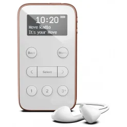 Pure - Move R3 - White - Lightweight Rechargeable Personal Stereo DAB+ / FM Radio - High Quality Digital Radio - Avvenice