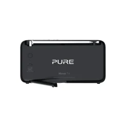 Pure - Move T4 - Black - Pocket-Sized Personal DAB+/FM Rechargeable Radio with Bluetooth - High Quality Digital Radio - Avvenice