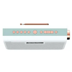 Pure - One Midi Series 3s - Jade White - Portable DAB/DAB+ and FM Radio with a Modern Style - High Quality Digital Radio - Avvenice