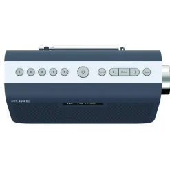 Pure - One Midi Series 3s - Slate Blue - Portable DAB/DAB+ and FM Radio with a Modern Style - High Quality Digital Radio - Avvenice