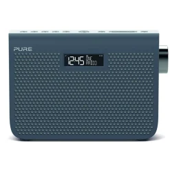 Pure - One Midi Series 3s - Slate Blue - Portable DAB/DAB+ and FM Radio with a Modern Style - High Quality Digital Radio - Avvenice